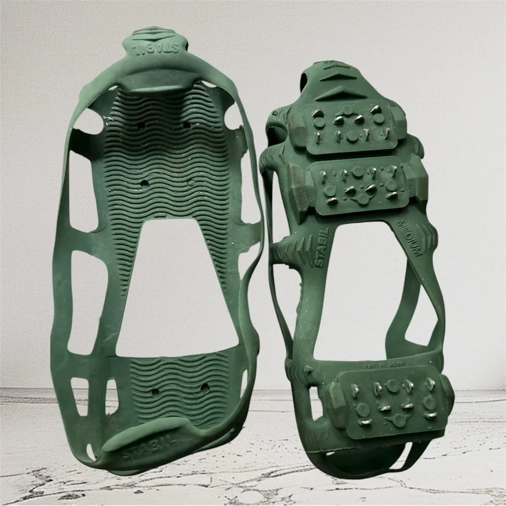 Stabil Medium Traction Cleats Ice Snow Grips Over Shoe Ice Cleats Pre-loved.